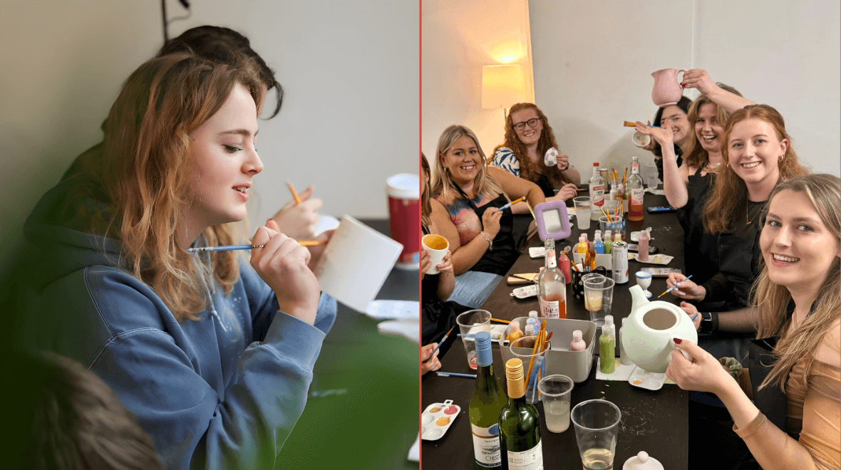 A new pottery painting studio has just opened in Smithfield