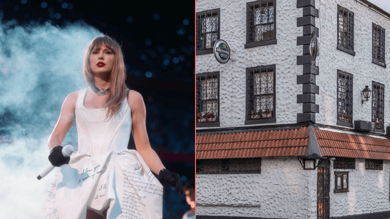Taylor Swift & Travis Kelce got the nod from Shay and got into the Hacienda Bar Taylor Swift & Travis Kelce got the nod from Shay and got into the Hacienda Bar