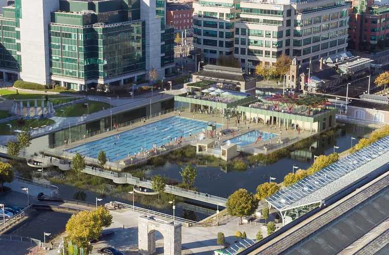 Strong public support has been revealed for a public lido at George’s Dock Strong public support has been revealed for a public lido at George’s Dock