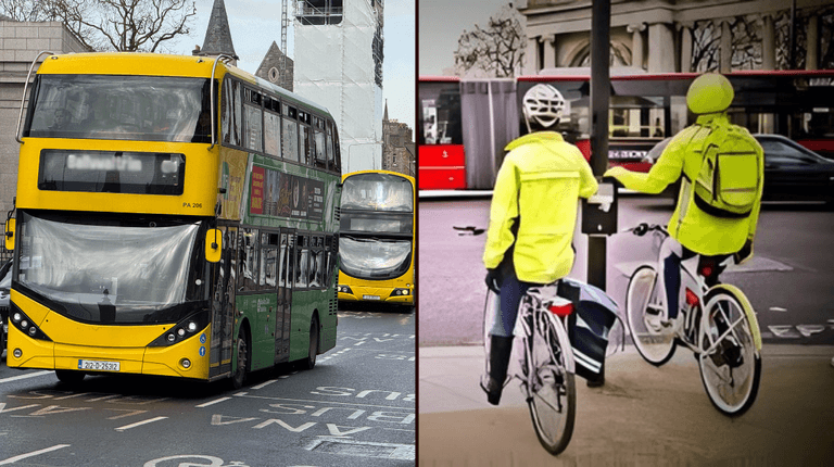 Dublin Bus drivers seek mandatory hi-vis clothing for cyclists and e-scooter users Dublin Bus drivers seek mandatory hi-vis clothing for cyclists and e-scooter users