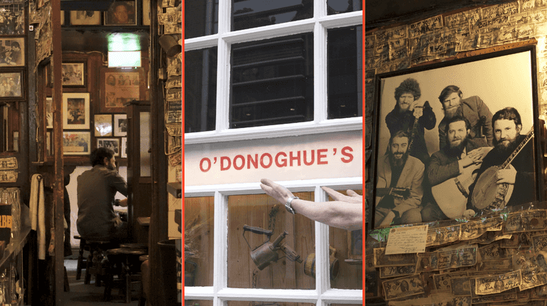 The history behind O’Donoghue’s pub The history behind O’Donoghue’s pub