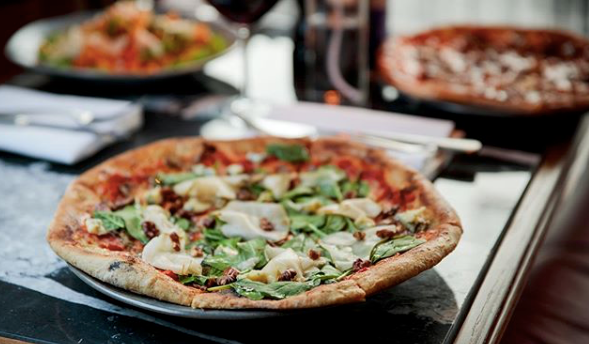 Pizza from Mackenzie's in Grand Canal Dock