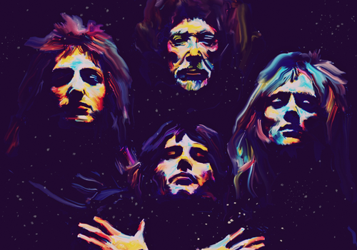 Bohemian Rhapsody singalong at Olympia Theatre.