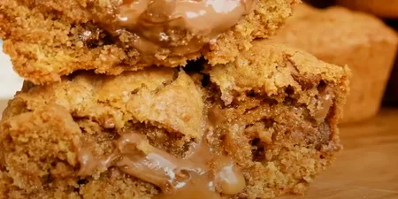 These Caramel Filled Cookie Cups are insanely good