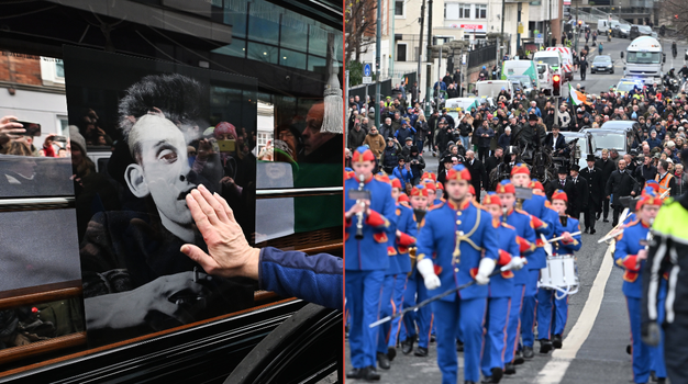 shane macgowan funeral procession dublin