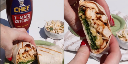 Recipe: This saucy chicken wrap has summer written all over it